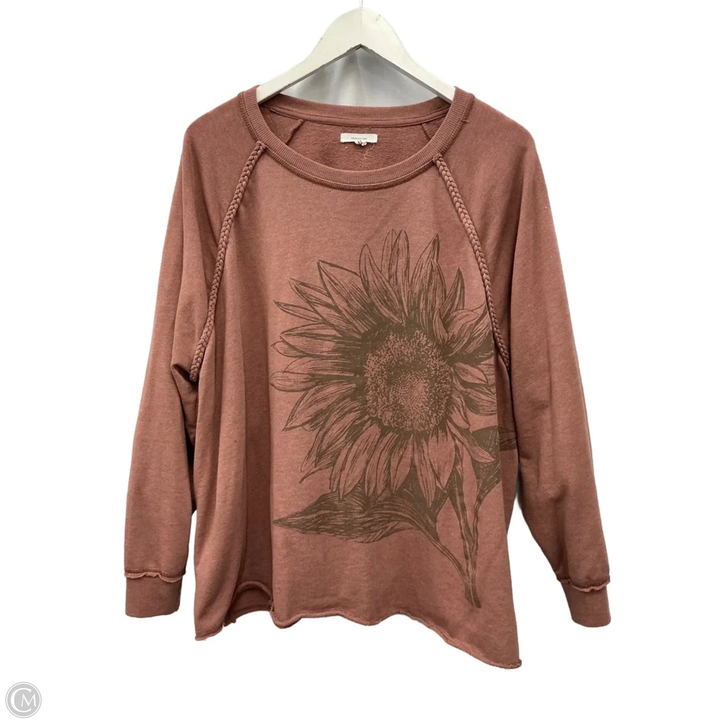 Top Long Sleeve By Maurices In Pink, Size: 2x