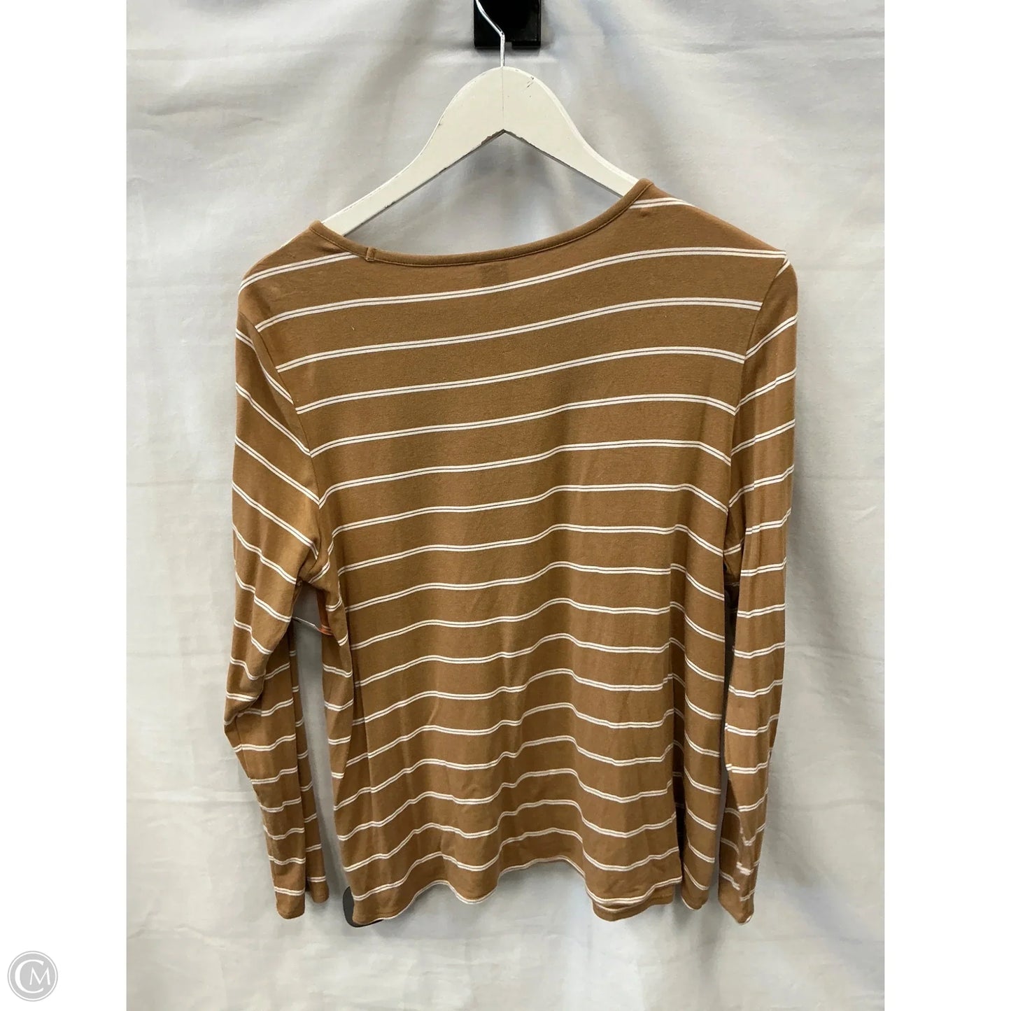 Top Long Sleeve By Old Navy In Tan, Size: M