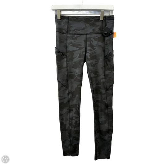 Athletic Leggings By Lululemon In Grey, Size: S