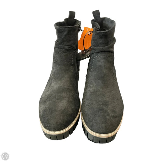 Boots Ankle Heels By Very G In Black, Size: 11