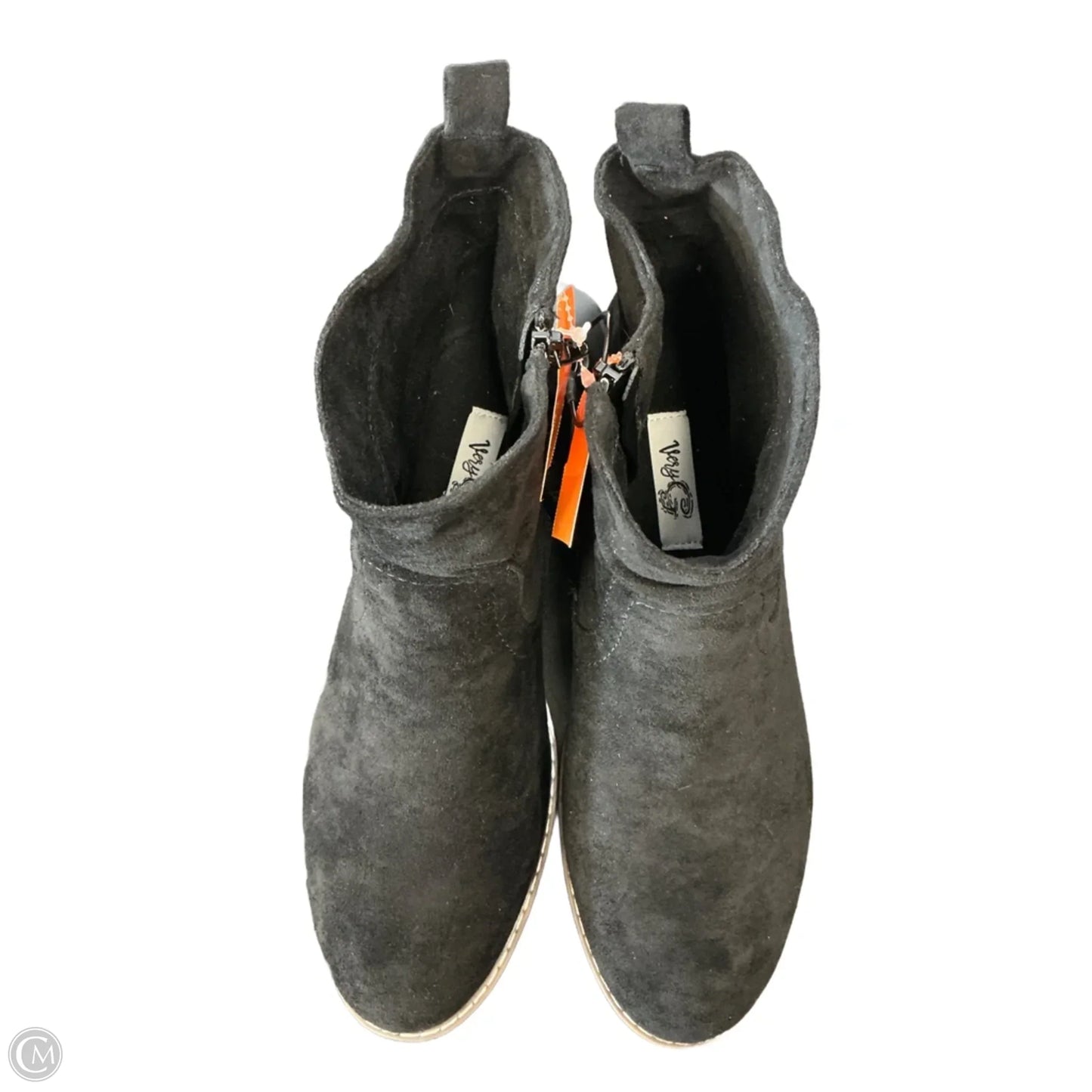 Boots Ankle Heels By Very G In Black, Size: 11