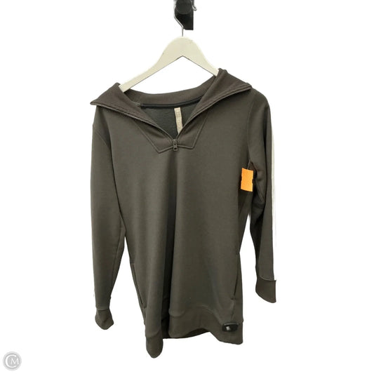 Tunic Long Sleeve By Athleta In Grey, Size: M
