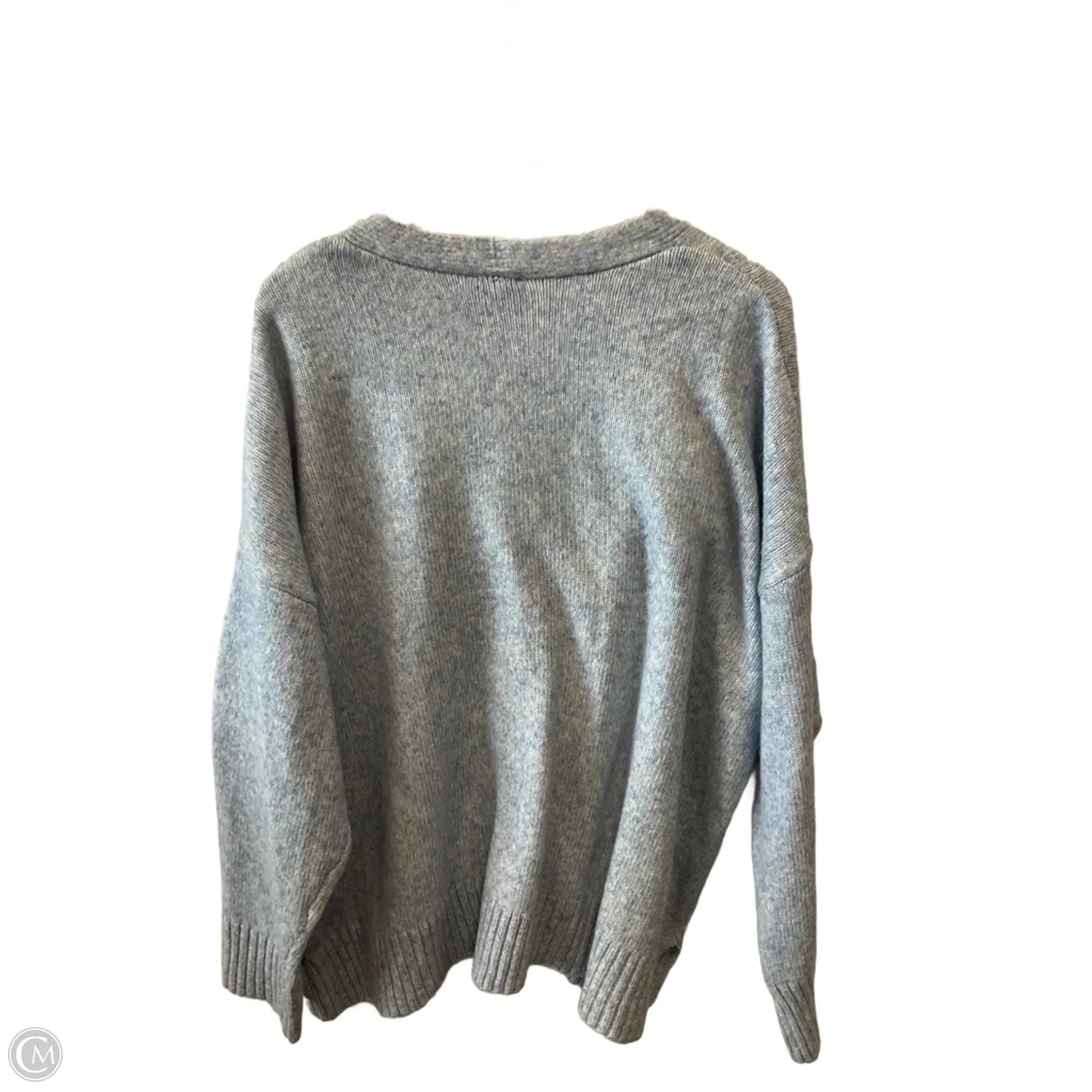Sweater Cardigan By Ella Moss In Blue, Size: Xxl