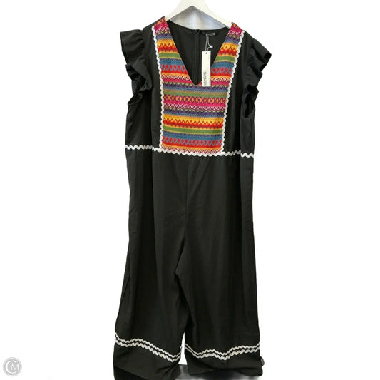 Jumpsuit By Bloomchic In Black, Size: 3x