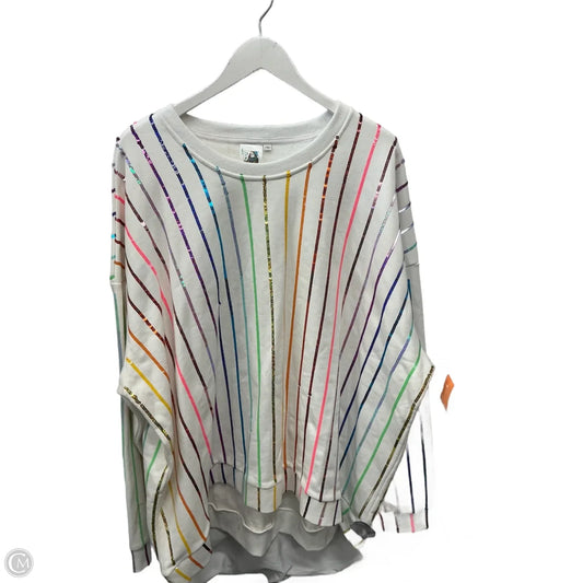 Sweatshirt Crewneck By Cme In White, Size: 2x