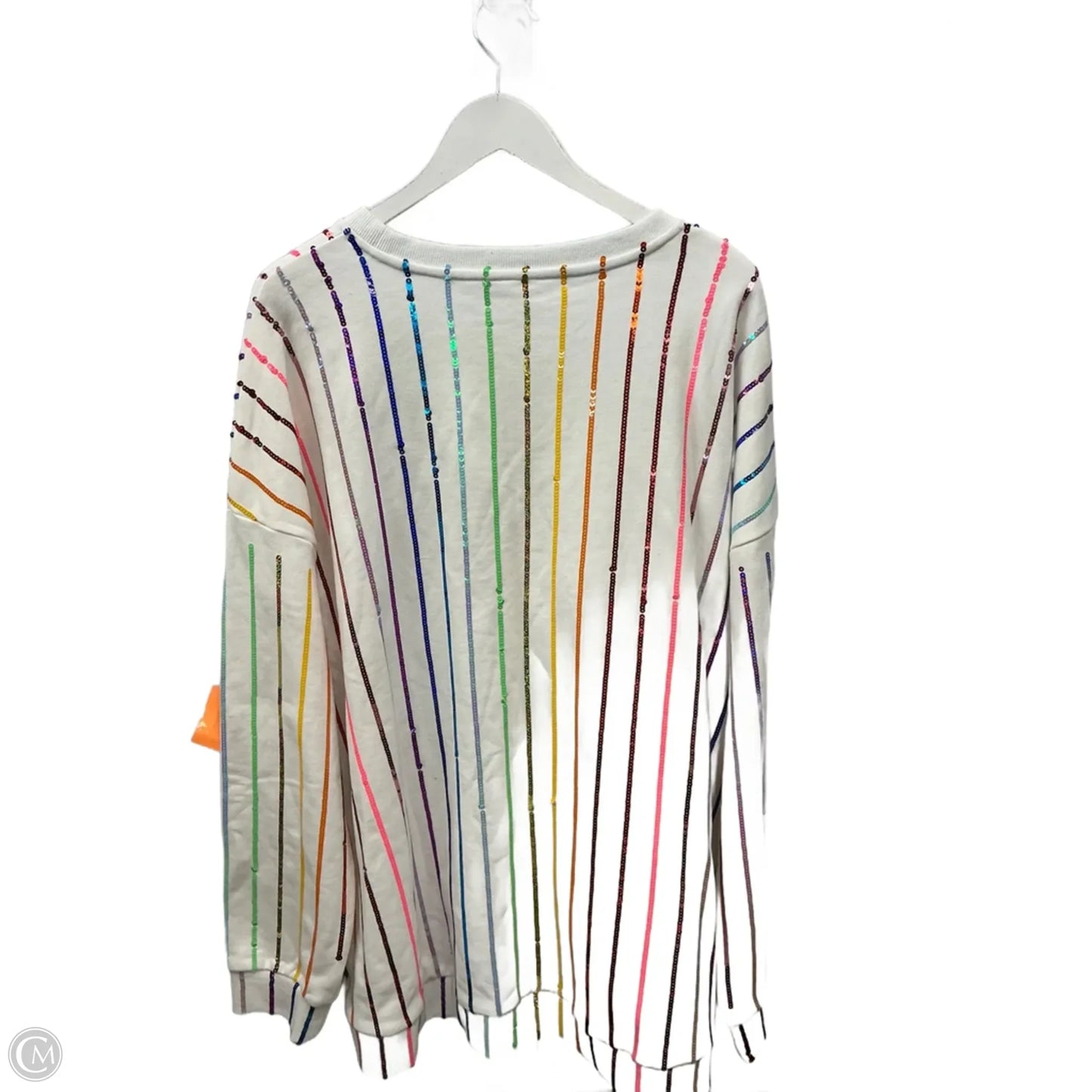 Sweatshirt Crewneck By Cme In White, Size: 2x