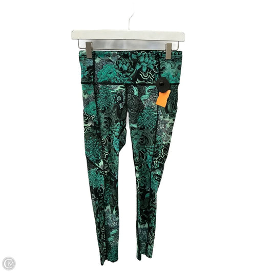 Athletic Leggings By Lululemon In Green, Size: S