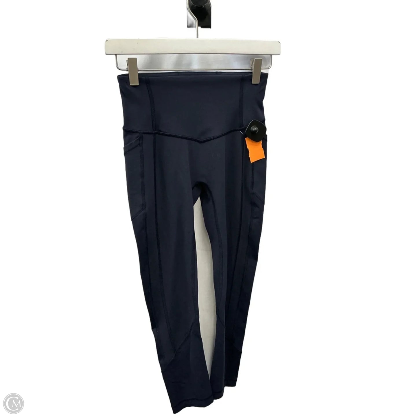 Athletic Leggings By Lululemon In Navy, Size: S