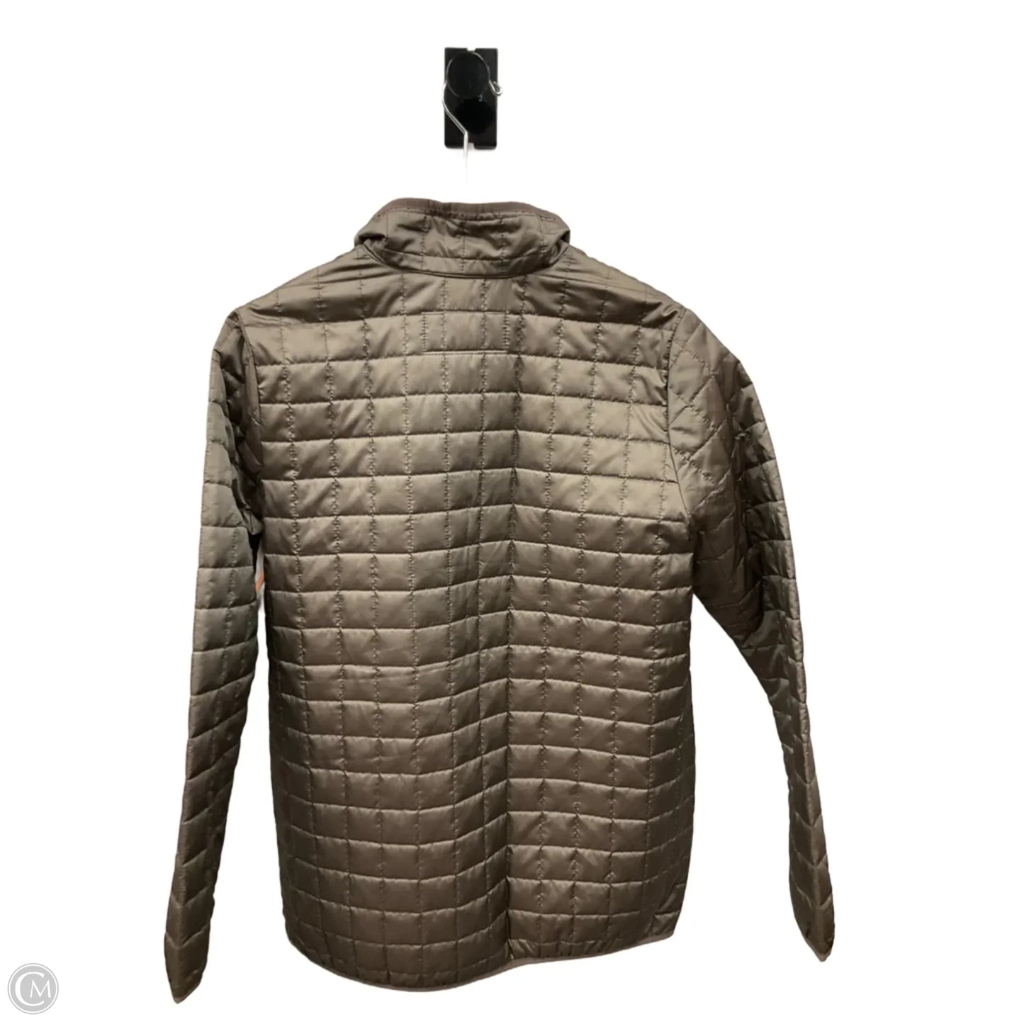 Jacket Puffer & Quilted By Lands End In Taupe, Size: M