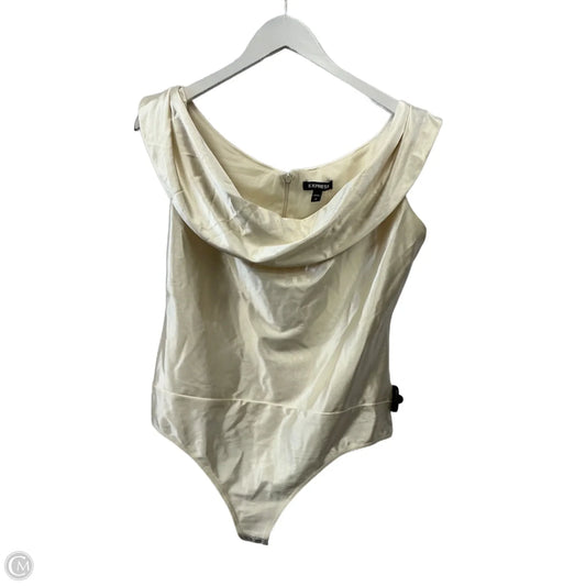 Bodysuit By Express In Ivory, Size: M