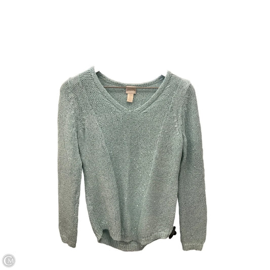 Top Long Sleeve By Chicos In Aqua, Size: S