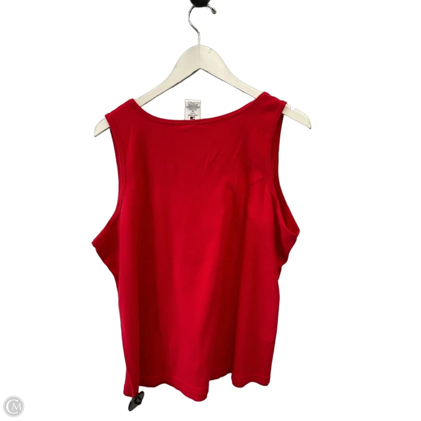 Top Sleeveless By Tommy Hilfiger In Red, Size: 2x