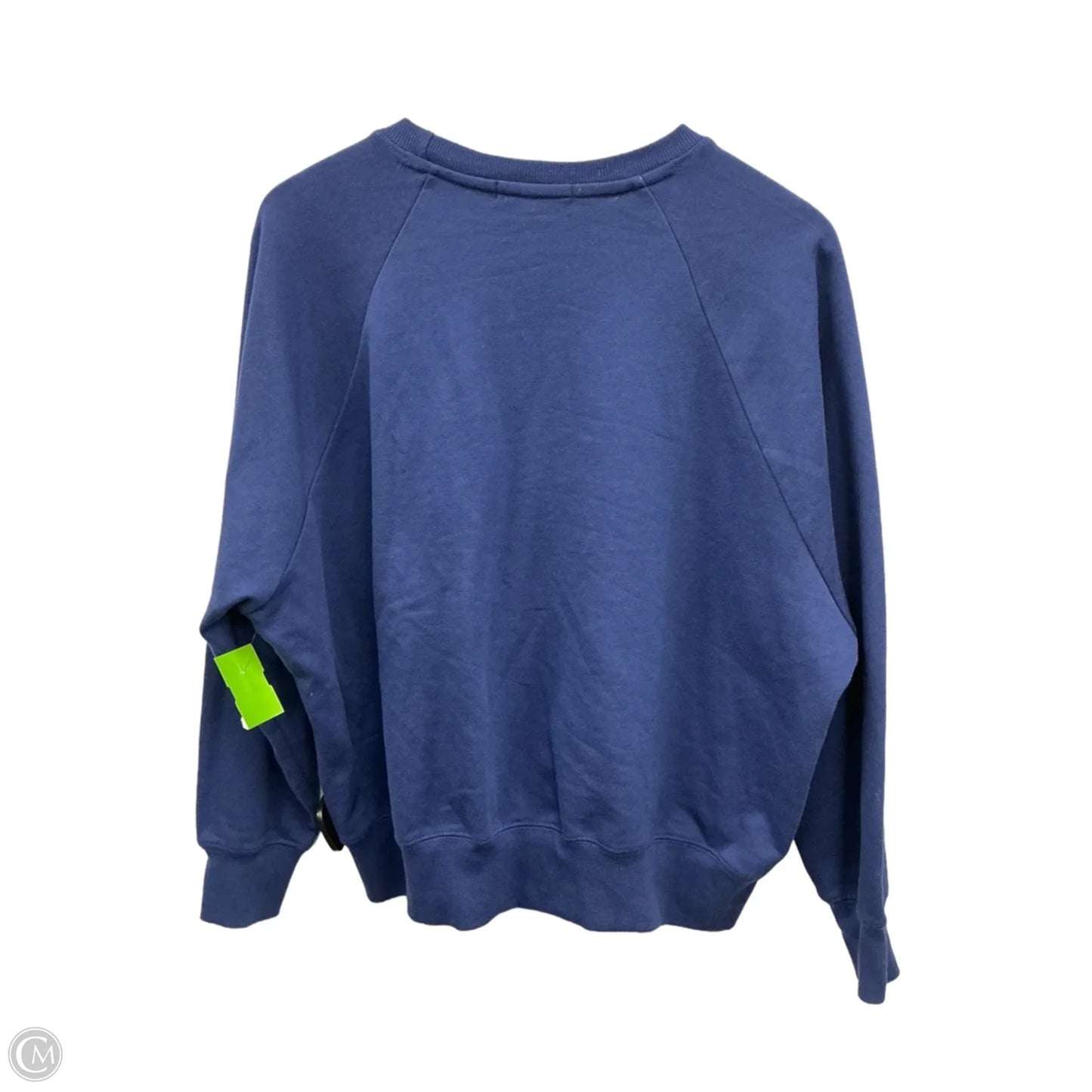 Top Long Sleeve By Cme In Blue, Size: M