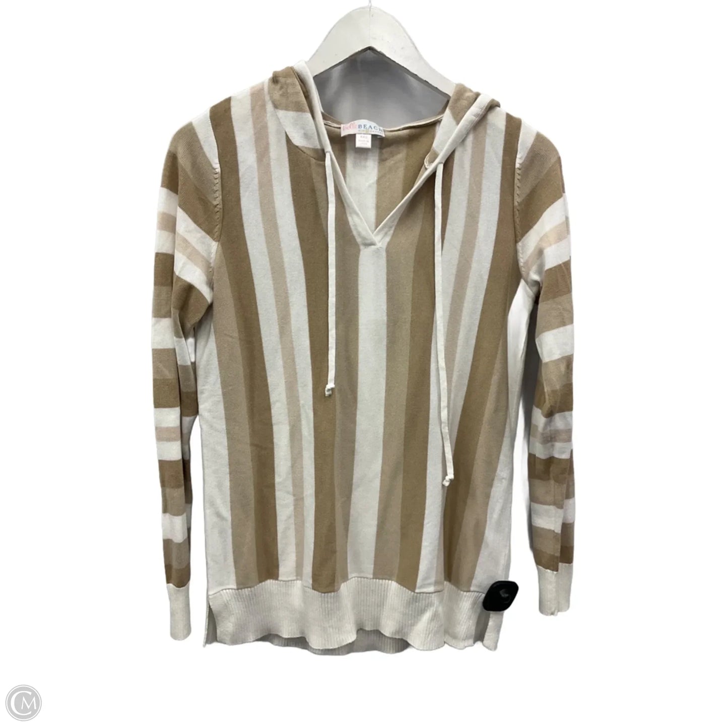 Top Long Sleeve By Belle By Kim Gravel In Beige, Size: Xs