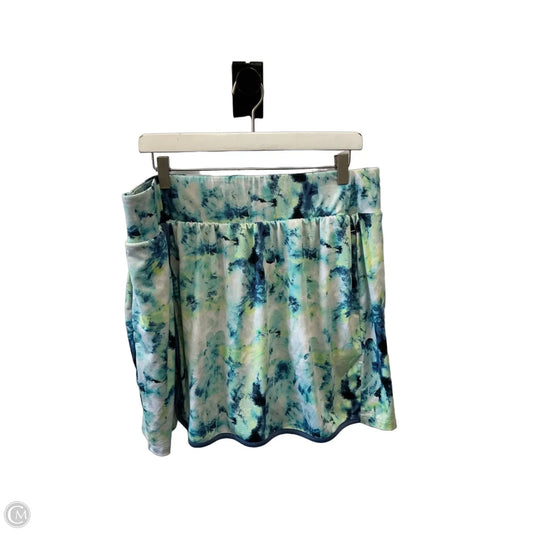 Athletic Skort By Livi Active In Aqua, Size: 1x