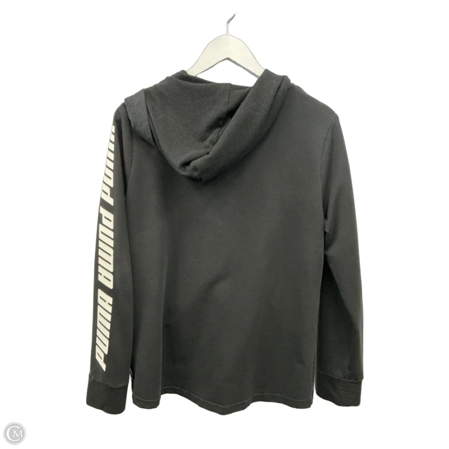 Athletic Jacket By Puma In Black, Size: L