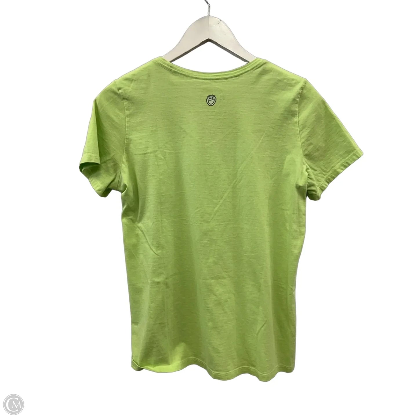 Top Short Sleeve By Life Is Good In Green, Size: M