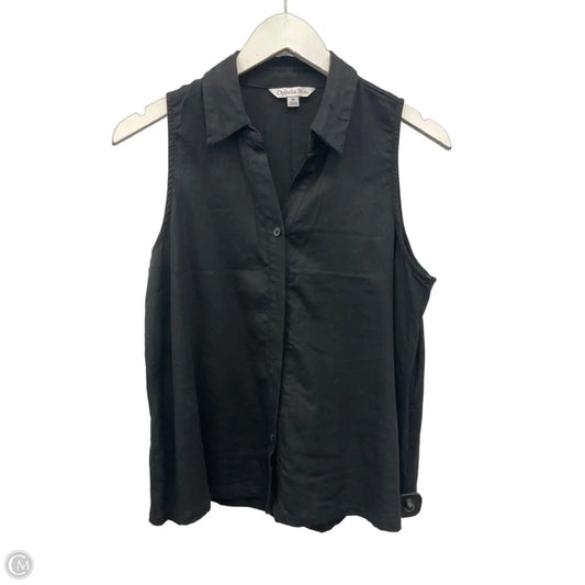 Top Sleeveless By Ophelia Roe In Black, Size: M