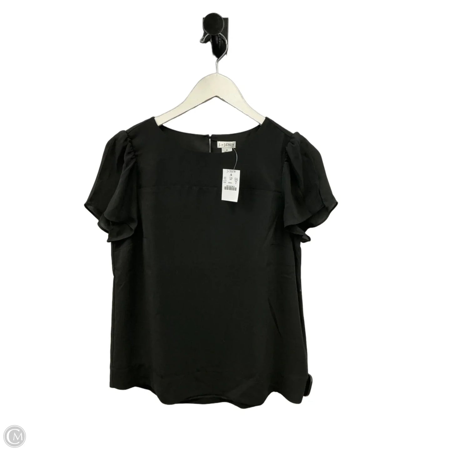 Top Short Sleeve By J. Crew In Black, Size: Xs