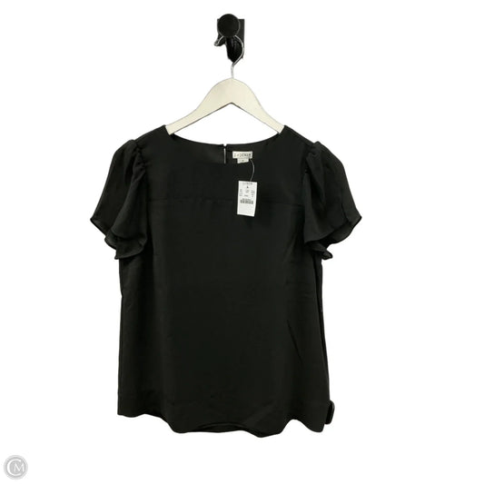 Top Short Sleeve By J. Crew In Black, Size: Xs