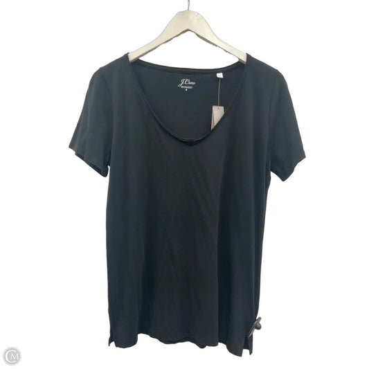 Top Short Sleeve By J. Crew In Black, Size: S