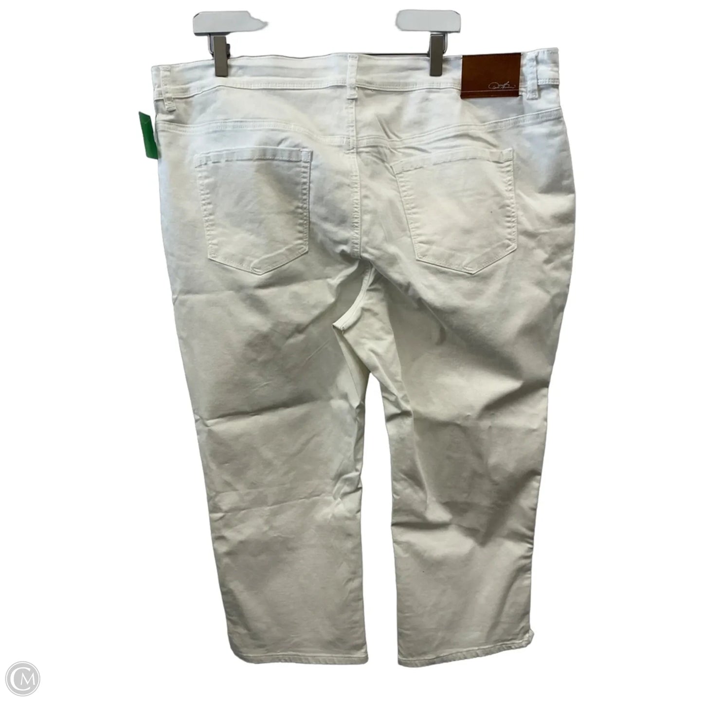 Jeans Straight By Dg2 In White, Size: 22