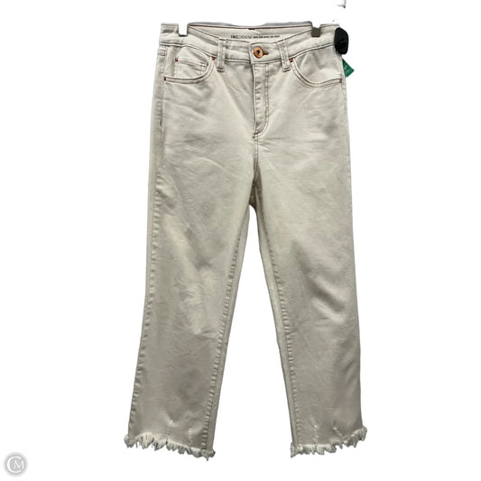 Jeans Cropped By Inc In Ivory, Size: 2