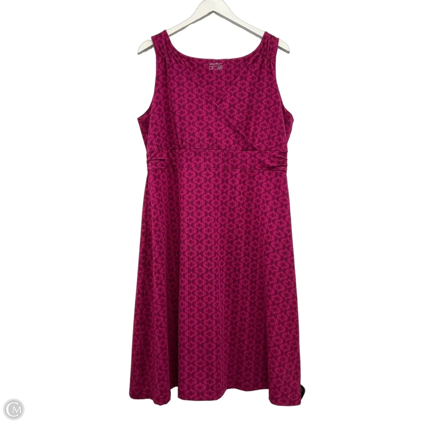 Dress Casual Midi By Eddie Bauer In Purple, Size: Xl