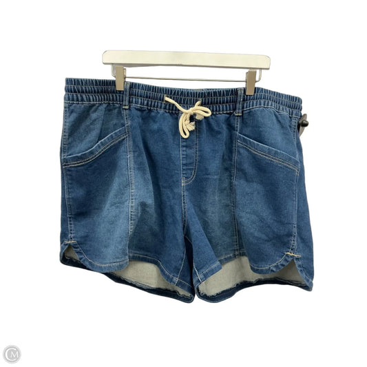 Shorts By Maurices In Blue Denim, Size: 20