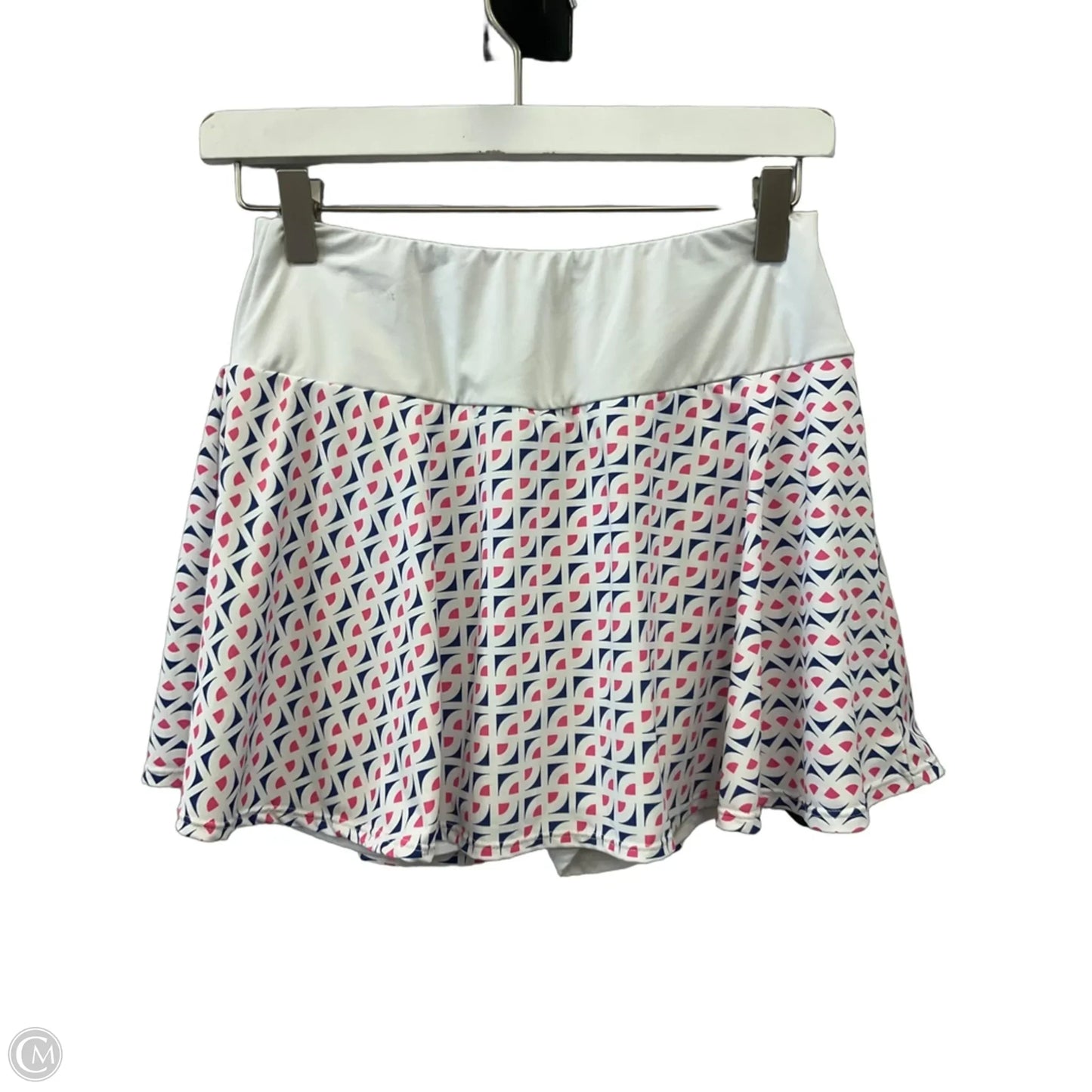 Athletic Skort By Kyodan In Pink & White, Size: S