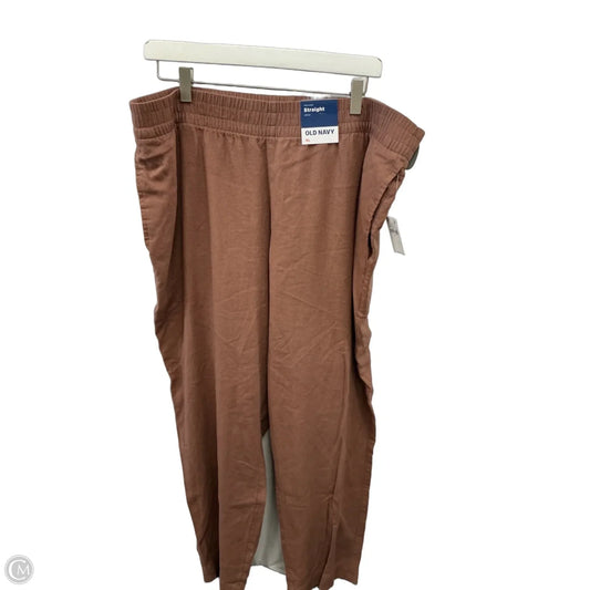 Pants Linen By Old Navy In Brown, Size: Xl
