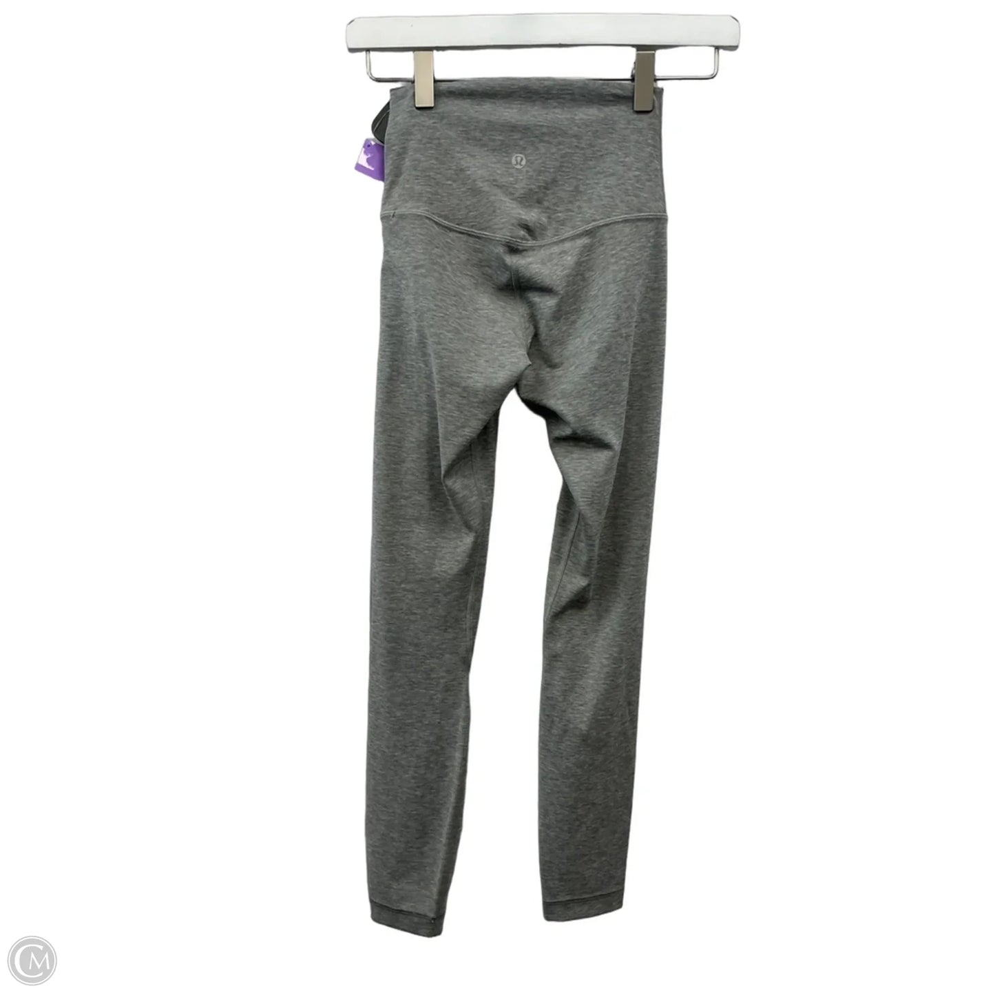 Athletic Leggings By Lululemon In Grey, Size: Xs