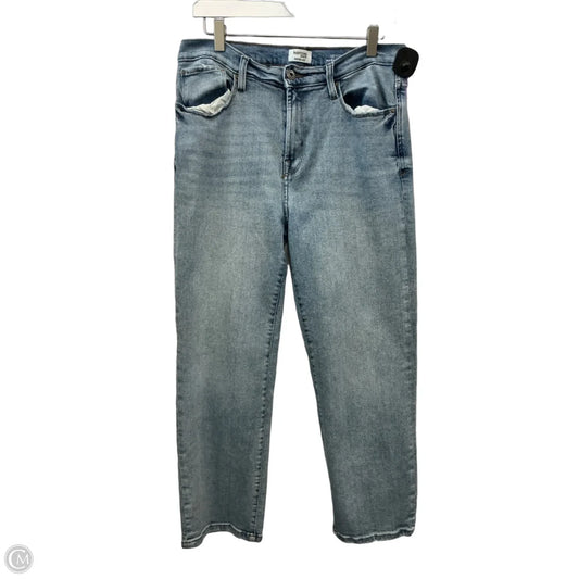 Jeans Straight By Kensie In Blue Denim, Size: 12