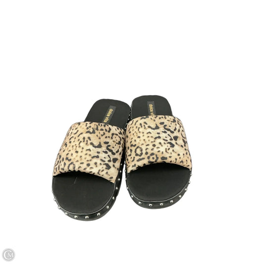 Sandals Flats By Dolce Vita In Animal Print, Size: 9