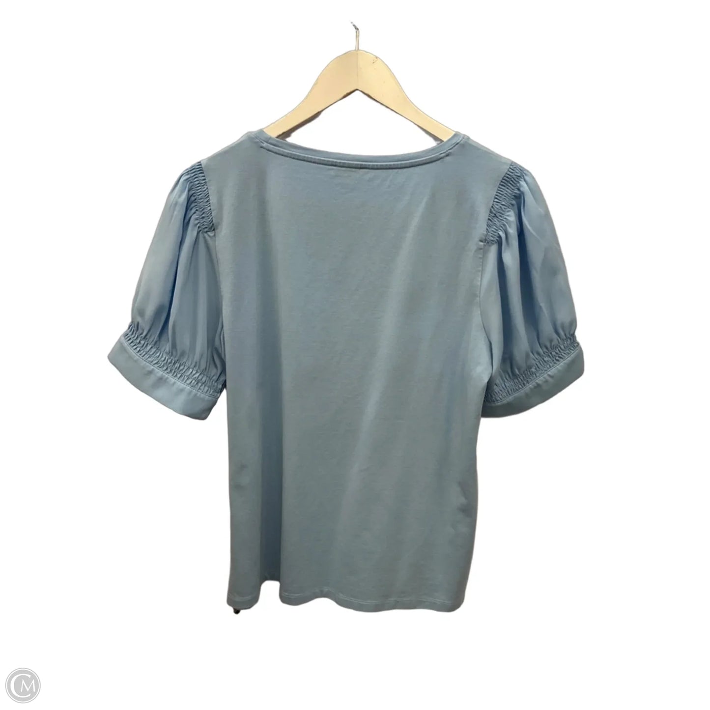 Top Short Sleeve By Talbots In Blue, Size: M