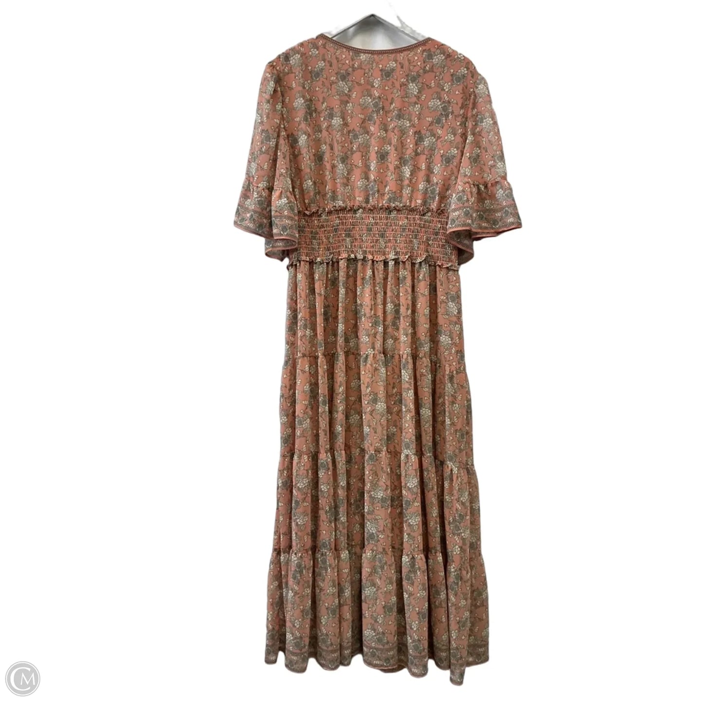 Dress Casual Maxi By Max Studio In Peach, Size: Xl