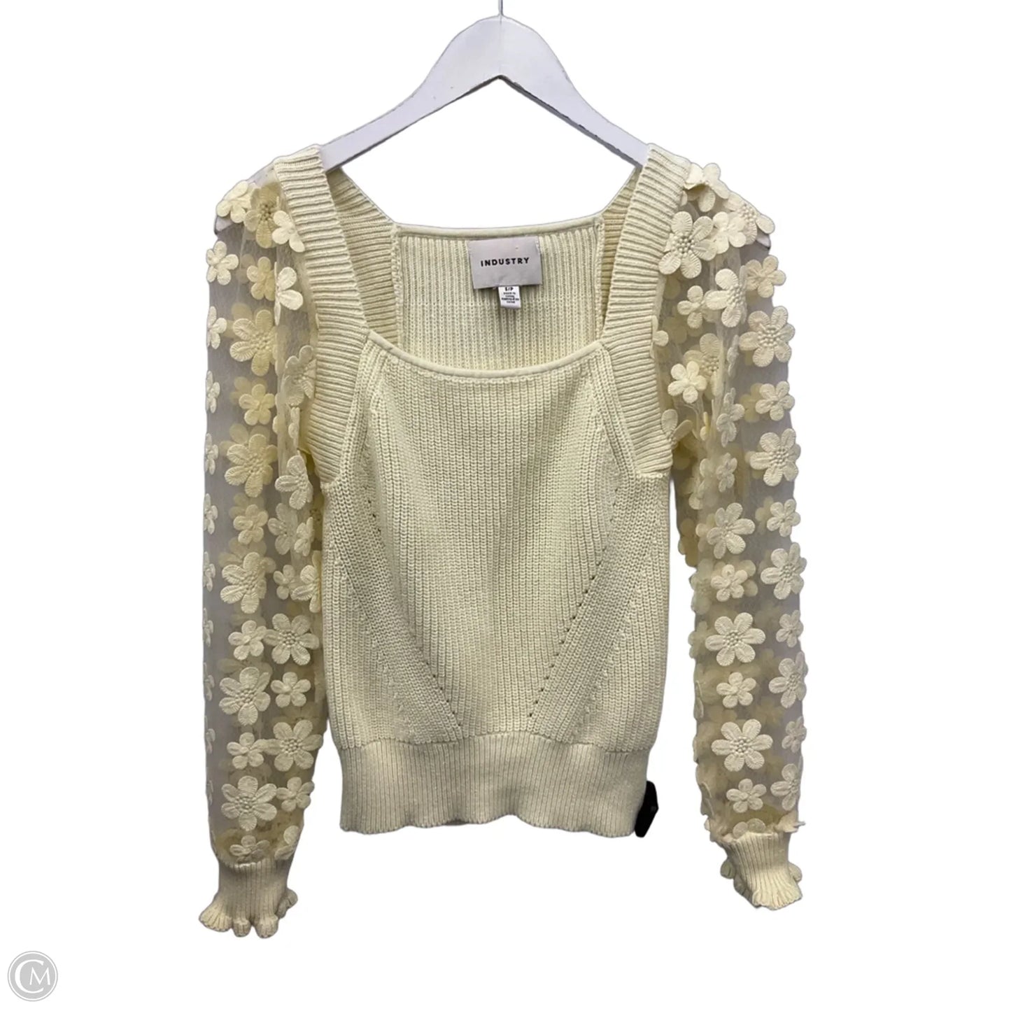Sweater By Industry In Yellow, Size: S