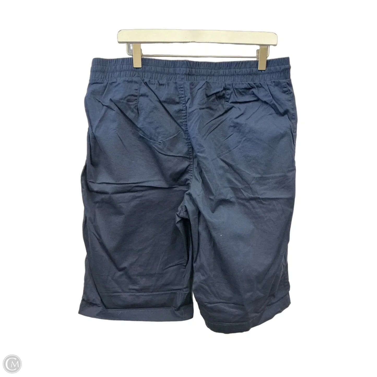 Shorts By Karen Scott In Navy, Size: 12