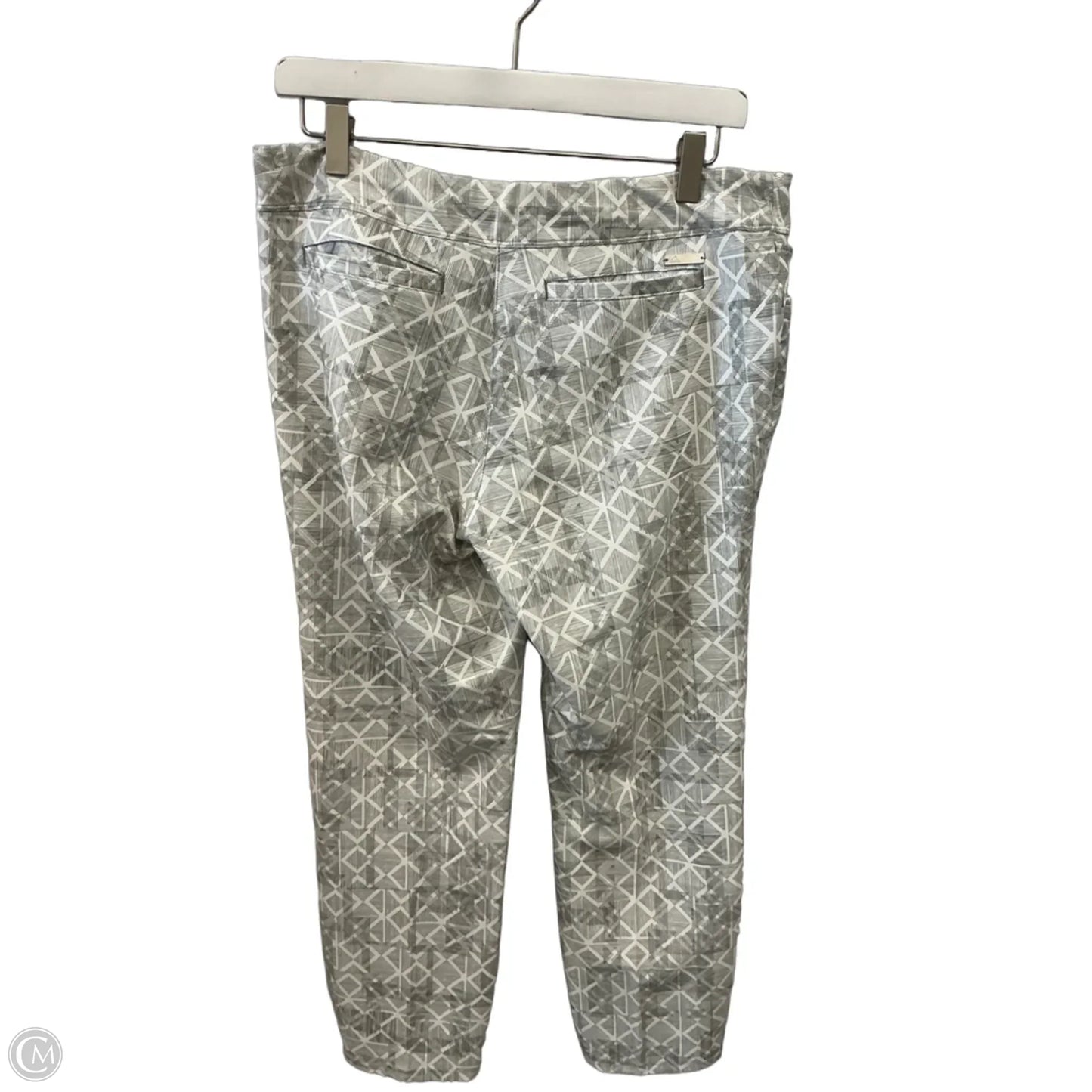 Athletic Pants By Adidas In Grey, Size: M
