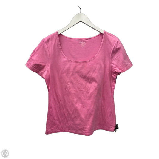 Top Short Sleeve Basic By Lilly Pulitzer In Pink, Size: M