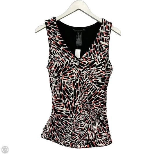 Top Sleeveless By White House Black Market In Black & Orange, Size: S