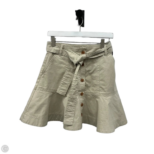 Skirt Mini & Short By Banana Republic In Beige, Size: 2