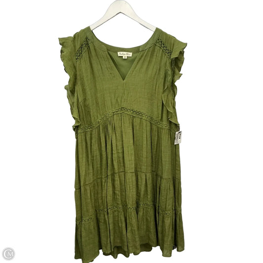 Dress Casual Short By Indigo Rose In Green, Size: 3x