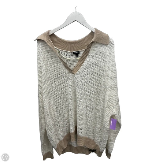 Sweatshirt Collar By Torrid In Cream, Size: 3x