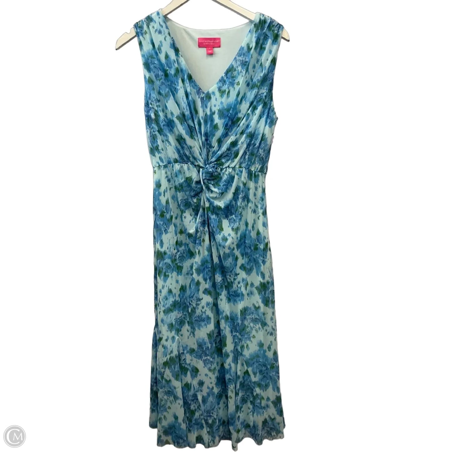 Dress Casual Midi By Isaac Mizrahi In Blue, Size: Xs