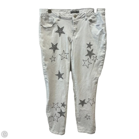 Jeans Straight By Clothes Mentor In White, Size: 10