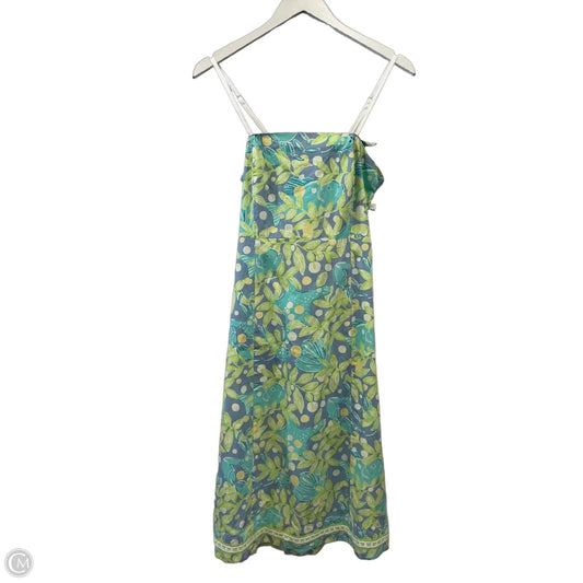 Dress Casual Short By Lilly Pulitzer In Blue & Green, Size: M