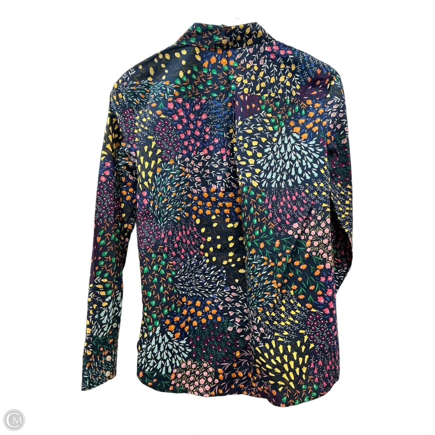 Top Long Sleeve By Talbots In Floral Print, Size: S