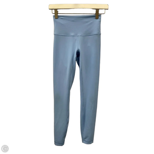 Athletic Leggings By Lululemon In Blue, Size: S