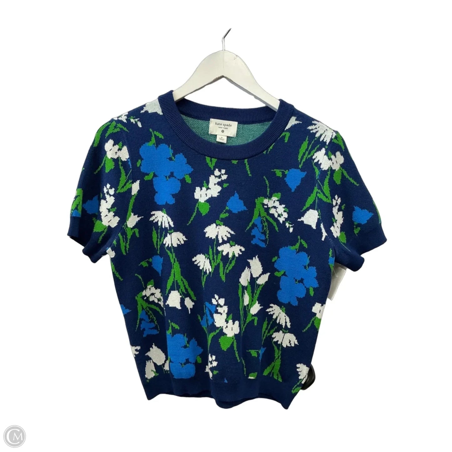 Sweater Short Sleeve By Target-designer In Blue & Green, Size: M
